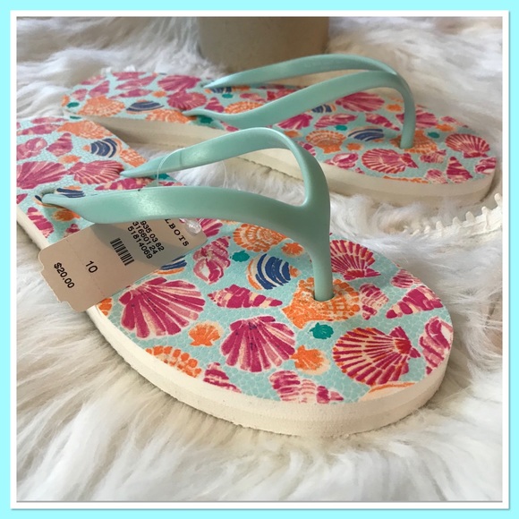 talbots flip flops